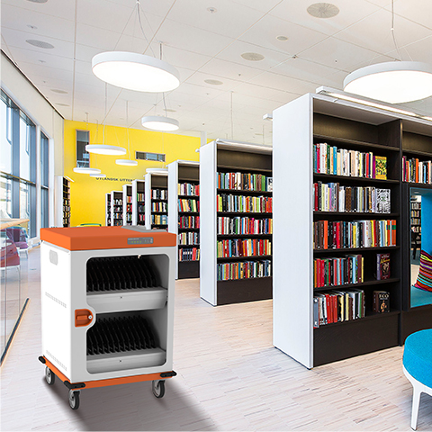 Charging Cabinet In Library