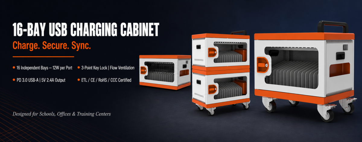 Why the 16 Bays USB3.0 Charging Cabinet Is the Right Choice for Schools, Offices, and Shared Workspaces 1